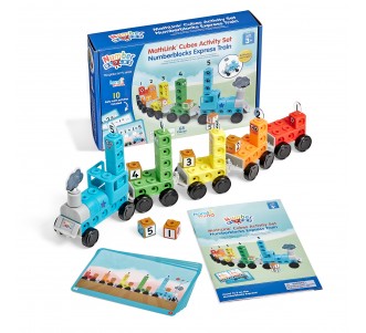 hand2mind MathLink Cubes Activity Set Numberblocks Express Train