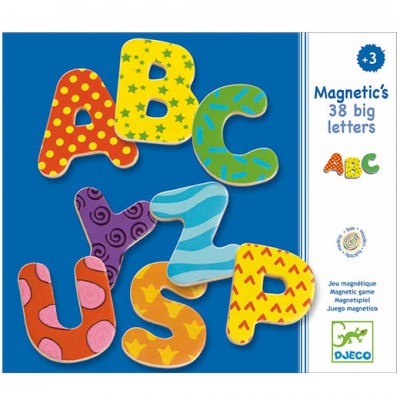 DJECO Magnetic 38 Big Letters