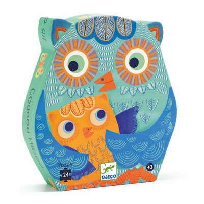 DJECO Silhouette Puzzle - Hello Owl