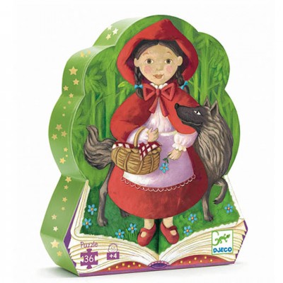 DJECO Silhouette Puzzle - Little Red Riding Hood