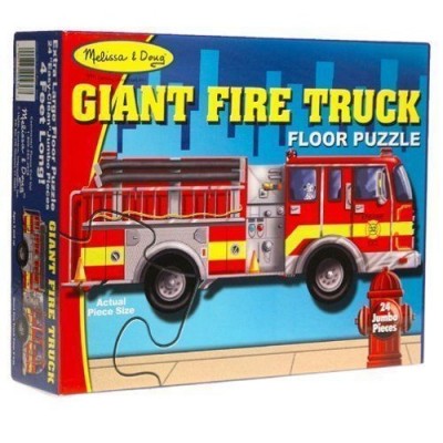 MELISSA & DOUG Giant Fire Truck Floor Puzzle