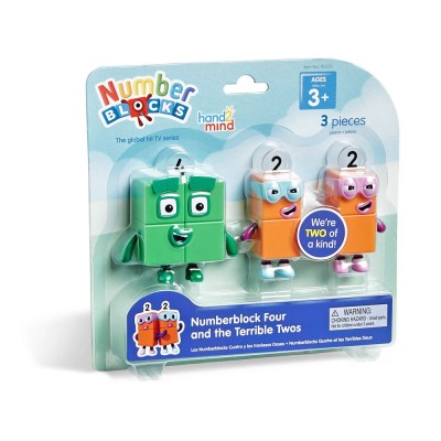 LEARNING RESOURCES Numberblocks Four and The Terrible Twos Figure Pack by hand2mind