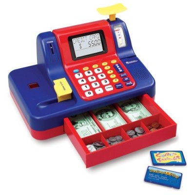 LEARNING RESOURCES Pretend & Play Teaching Cash Register