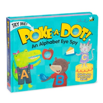 MELISSA & DOUG Poke-a-Dot: An Alphabet Eye Spy Activity Board Book