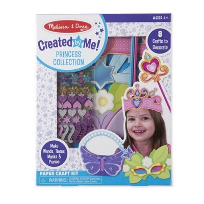 MELISSA & DOUG Created by Me! Princess Collection Paper Craft Kit