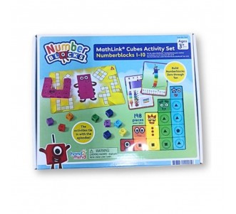 hand2mind Numberblocks MathLink Cubes 1-10 Activity Set