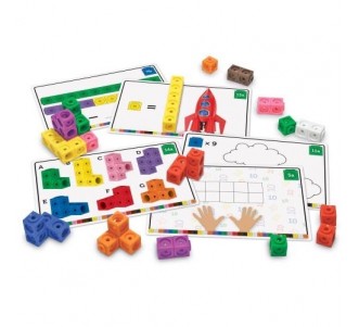 LEARNING RESOURCES MathLink Cubes Early Math Activity Set