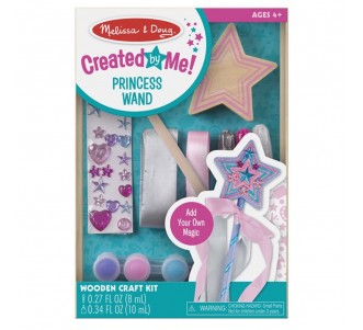 MELISSA & DOUG Decorate-Your-Own Wooden Princess Wand