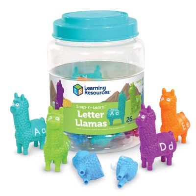LEARNING RESOURCES Snap-n-Learn Letter Llamas