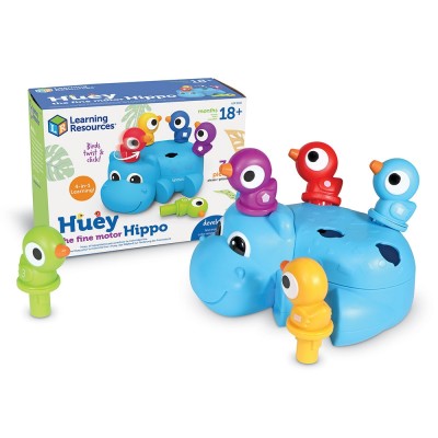 LEARNING RESOURCES Huey the Fine Motor Hippo