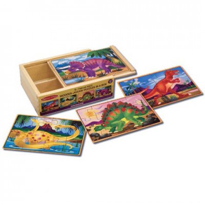 MELISSA & DOUG Dinosaurs Puzzle in a Box
