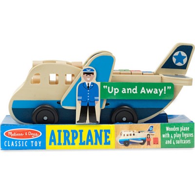 MELISSA & DOUG Wooden Airplane Set