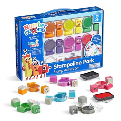 LEARNING RESOURCES Numberblocks Stampoline Park Stamp Activity Set by hand2mind