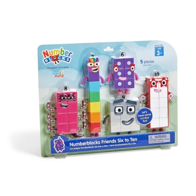 LEARNING RESOURCES Numberblocks Friends Six to Ten Figure Pack by hand2mind