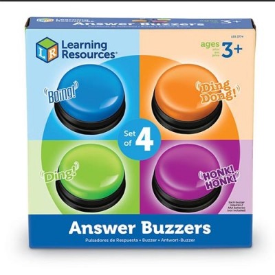 LEARNING RESOURCES Answer Buzzers - Set of 4