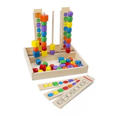 MELISSA & DOUG Bead Sequencing Set Classic Toy